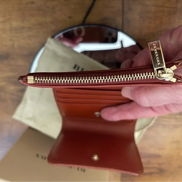 Burberry Tan and Brown Checkered Wallet - Picture 13 of 13